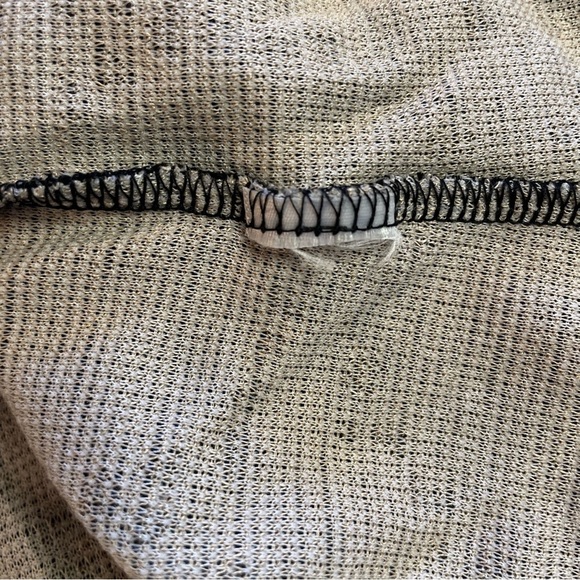 Lisa Bayne Jersey Knit Asymmetrical Long Sleeve Black Cardigan Top Size XXL - Picture 8 of 11